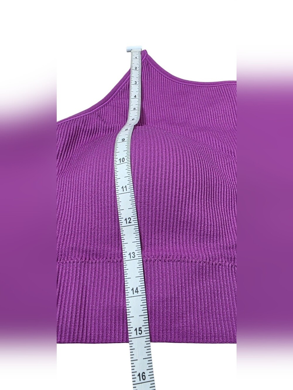 Torrid Seamless Rib High Neck Bralette Byzantium Purple - Size 3 / Plus Size 3X - Picture 16 of 17